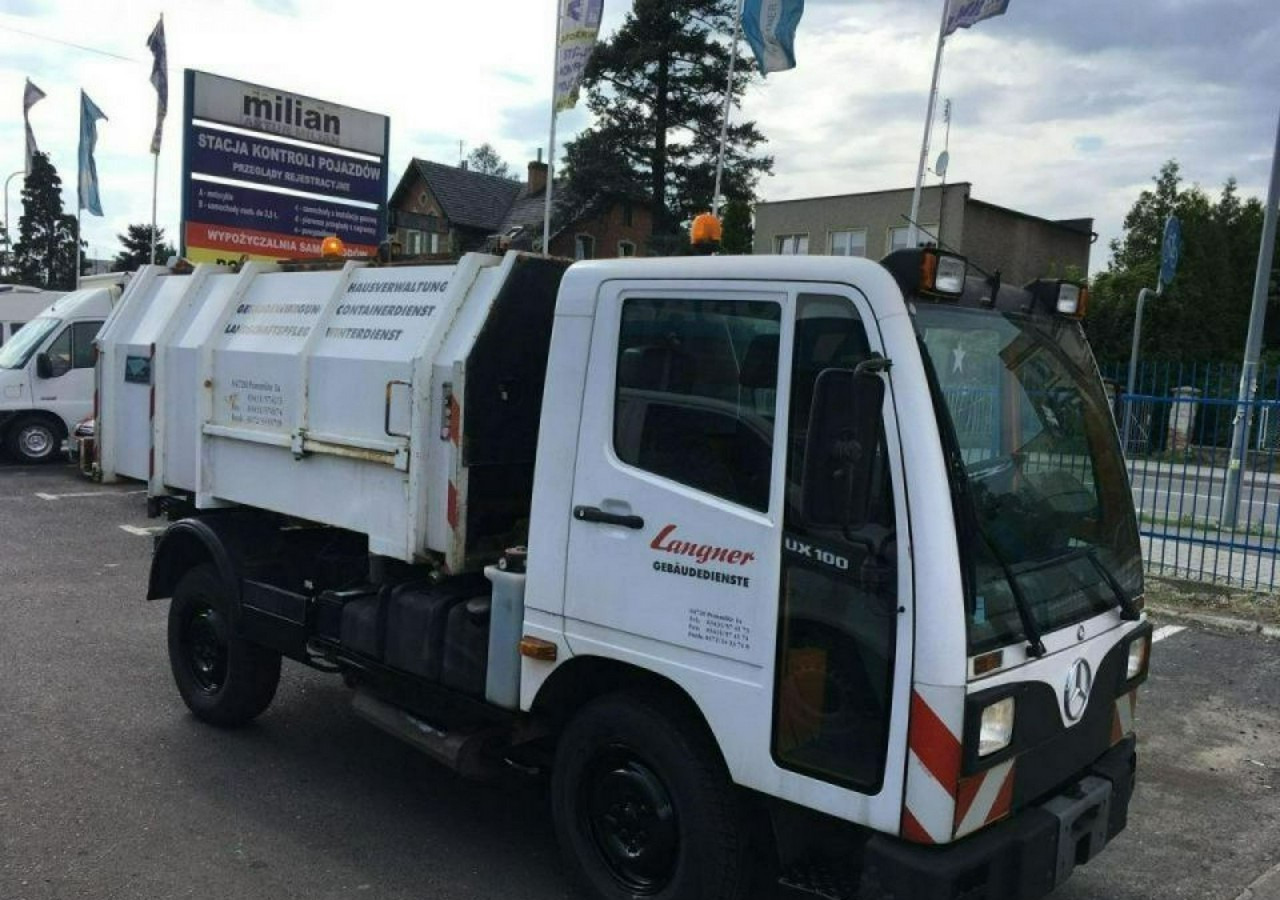 Garbage truck Inna Inny Unimog UX100 Śmieciarka wywrotka prasa: picture 16