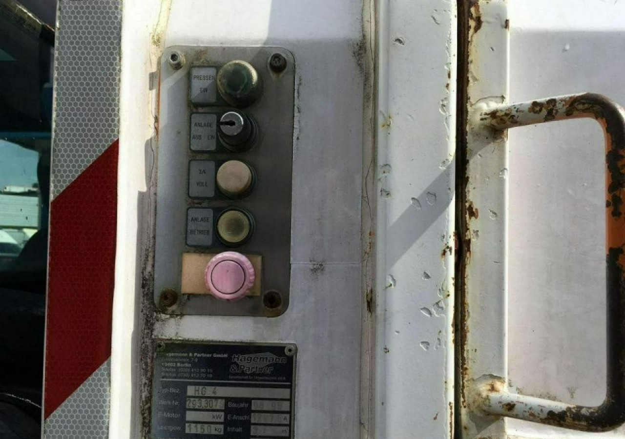 Garbage truck Inna Inny Unimog UX100 Śmieciarka wywrotka prasa: picture 9