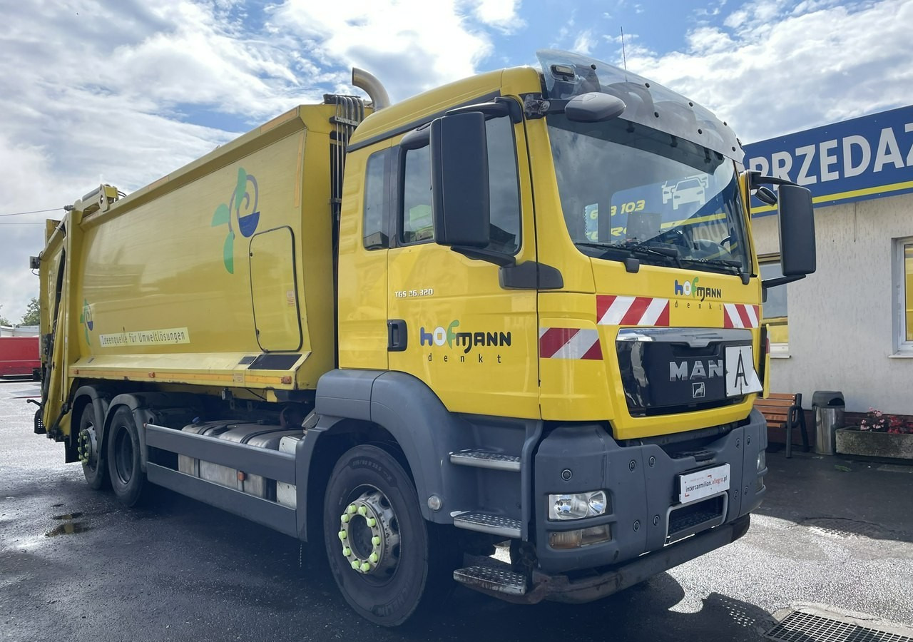 MAN Inny MAN Man TGS 26.320 Śmieciarka Prasa Model 2014 - Garbage truck: picture 1 MAN Inny MAN Man TGS 26.320 Śmieciarka Prasa Model 2014 - Garbage truck: picture 1