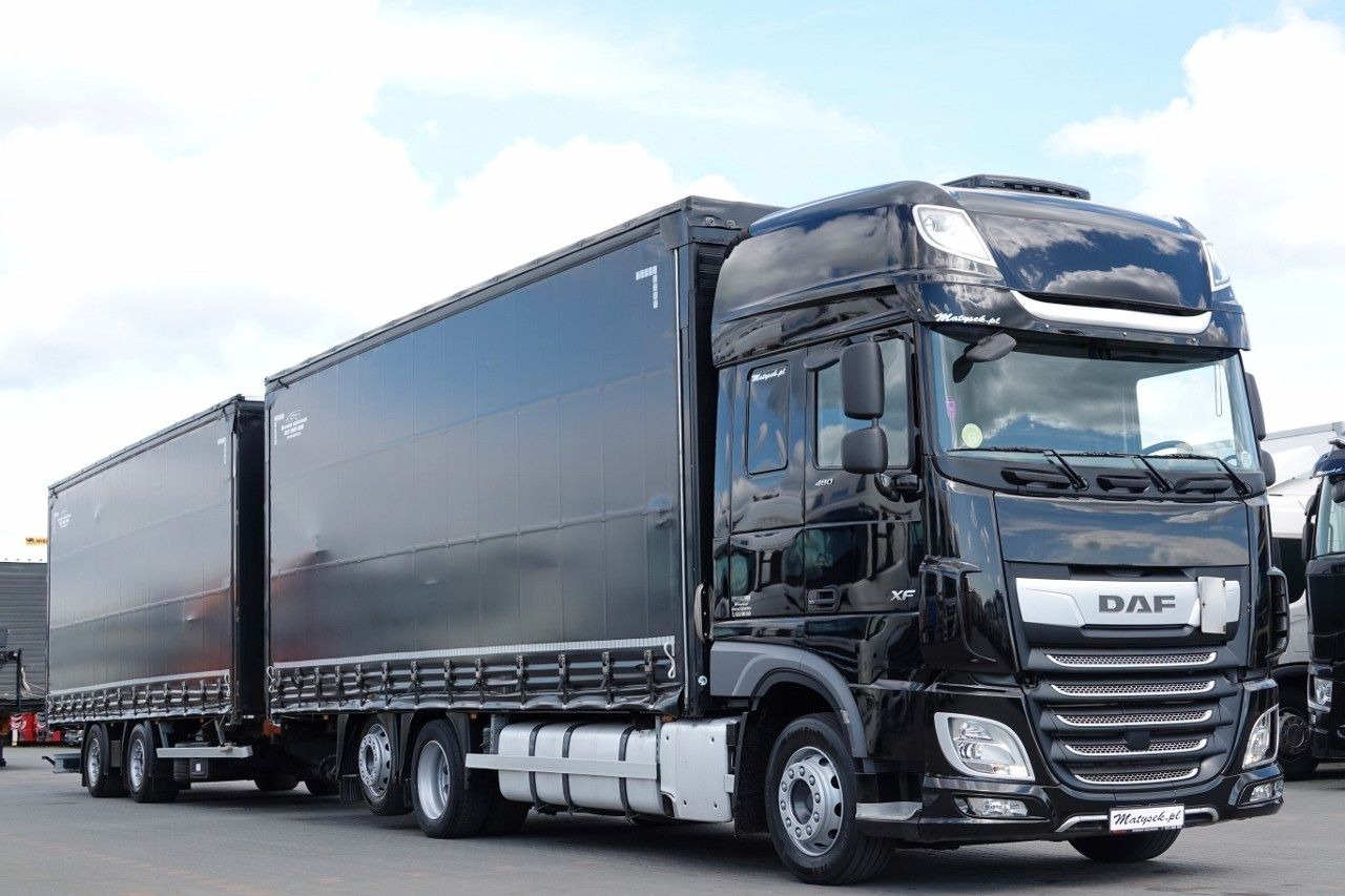 DAF XF 480 / ZESTAW TANDEM / 120 M3 / PRZEJAZDOWY / - Curtainsider truck: picture 4 DAF XF 480 / ZESTAW TANDEM / 120 M3 / PRZEJAZDOWY / - Curtainsider truck: picture 4