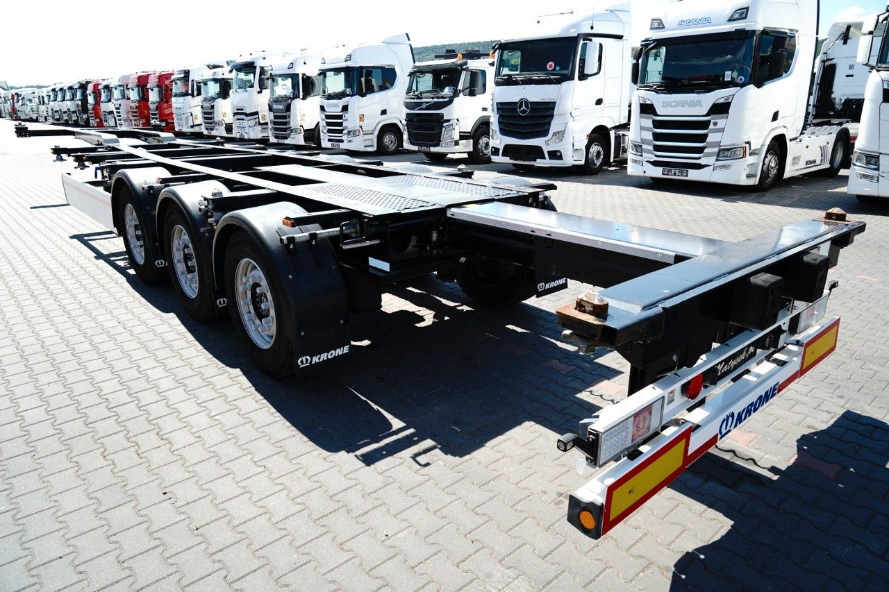 Krone / NACZEPA PODKONTENEROWA / MAŁO UŻYWANA / UNIWER - Container transporter/ Swap body semi-trailer: picture 4 Krone / NACZEPA PODKONTENEROWA / MAŁO UŻYWANA / UNIWER - Container transporter/ Swap body semi-trailer: picture 4