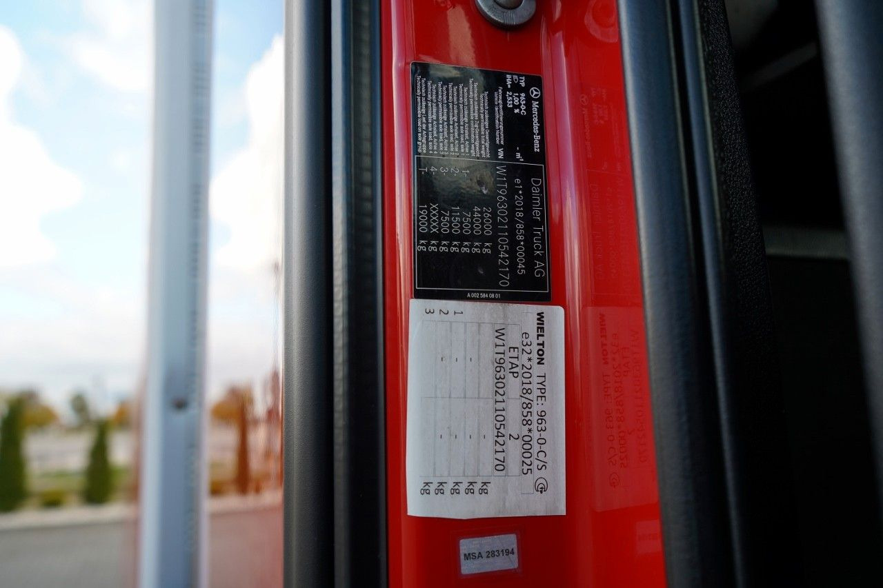 Curtainsider truck Mercedes-Benz ACTROS 2545 / SOLÓWKA / 6x2 / OŚ PODNOSZONA / B: picture 37 Curtainsider truck Mercedes-Benz ACTROS 2545 / SOLÓWKA / 6x2 / OŚ PODNOSZONA / B: picture 37