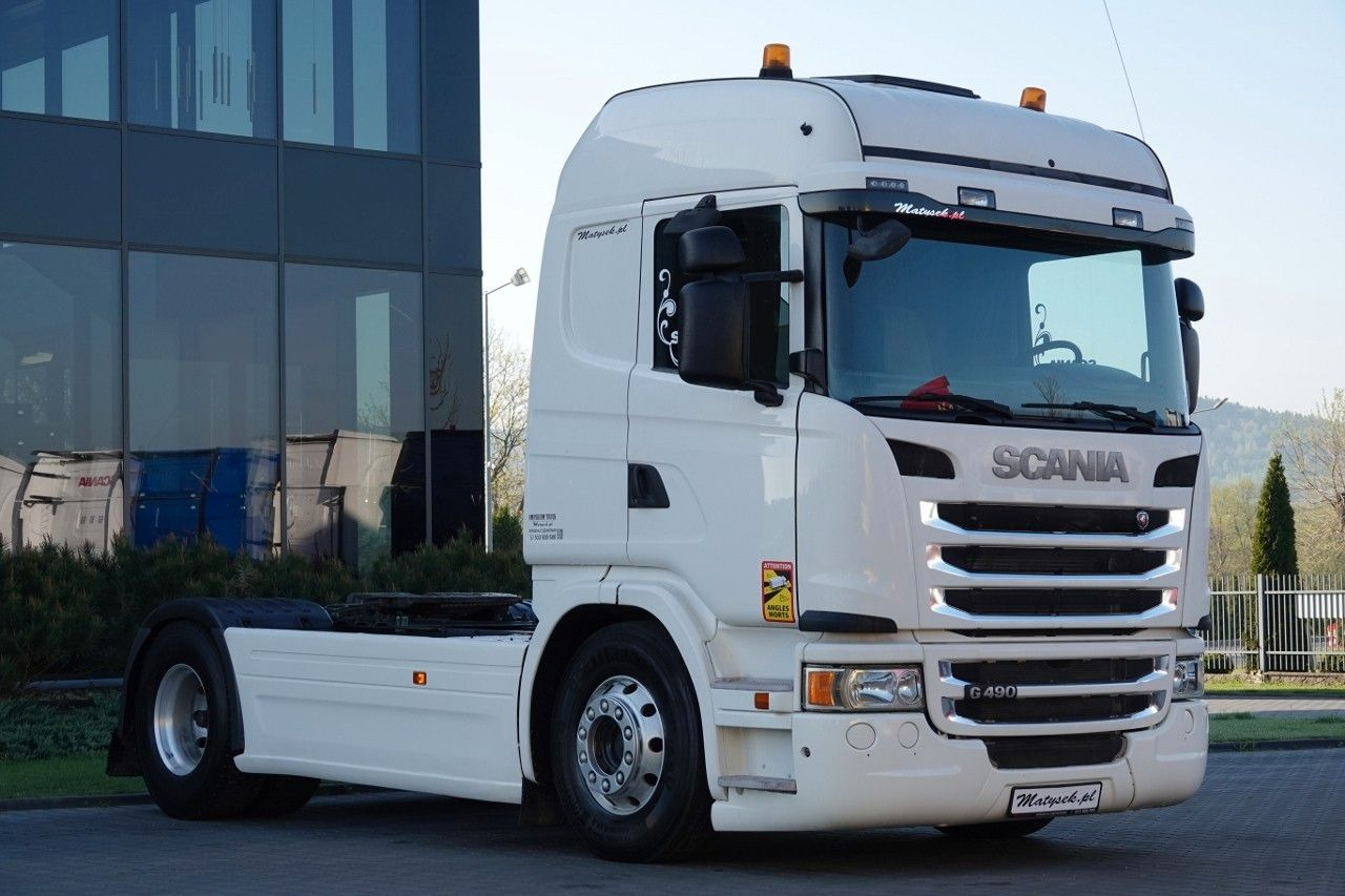 Scania G 490 / RETARDER / HIGHLINE / ALUFELGI / SPROWA Scania G 490 / RETARDER / HIGHLINE / ALUFELGI / SPROWA - Tractor unit: picture 1 Scania G 490 / RETARDER / HIGHLINE / ALUFELGI / SPROWA Scania G 490 / RETARDER / HIGHLINE / ALUFELGI / SPROWA - Tractor unit: picture 1