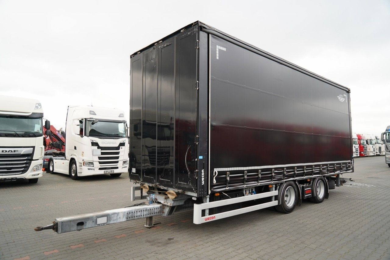 Wecon PRZYCZEPA - 7,7 M / TANDEM / PRZEJAZDOWA / - Curtainsider trailer: picture 1 Wecon PRZYCZEPA - 7,7 M / TANDEM / PRZEJAZDOWA / - Curtainsider trailer: picture 1
