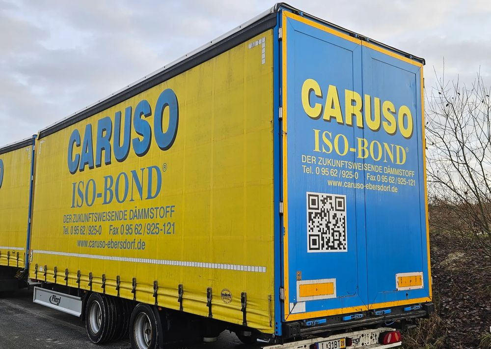 Fliegl PRZYCZEPA CIĘŻAROWA / 60m3 / 2 SZT IDENTYCZNE / NOWE PLANDEKI W CENIE / 3M WYSOKA / TANDEM / 2 OSIE / 19 PALET / DOLNY SPRZĘG / 18 TON DMC / 13 TON ŁADOWNOŚĆ - Curtainsider trailer: picture 3 Fliegl PRZYCZEPA CIĘŻAROWA / 60m3 / 2 SZT IDENTYCZNE / NOWE PLANDEKI W CENIE / 3M WYSOKA / TANDEM / 2 OSIE / 19 PALET / DOLNY SPRZĘG / 18 TON DMC / 13 TON ŁADOWNOŚĆ - Curtainsider trailer: picture 3