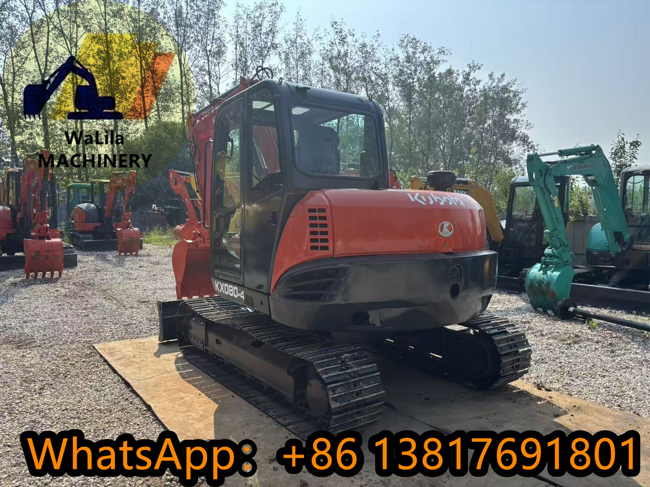 KUBOTA KX080 - Mini excavator: picture 3 KUBOTA KX080 - Mini excavator: picture 3
