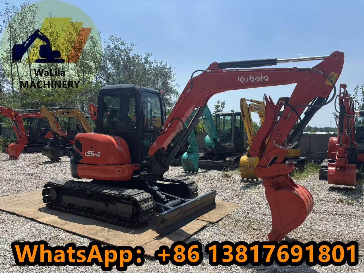 KUBOTA U55-4 - Mini excavator: picture 1 KUBOTA U55-4 - Mini excavator: picture 1