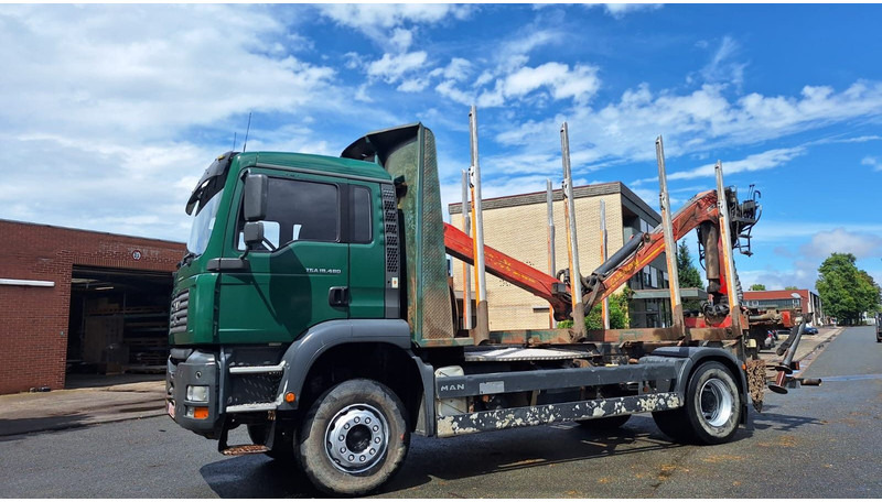 MAN TGA 18.480 Holz LKW - Timber truck, Crane truck: picture 3 MAN TGA 18.480 Holz LKW - Timber truck, Crane truck: picture 3
