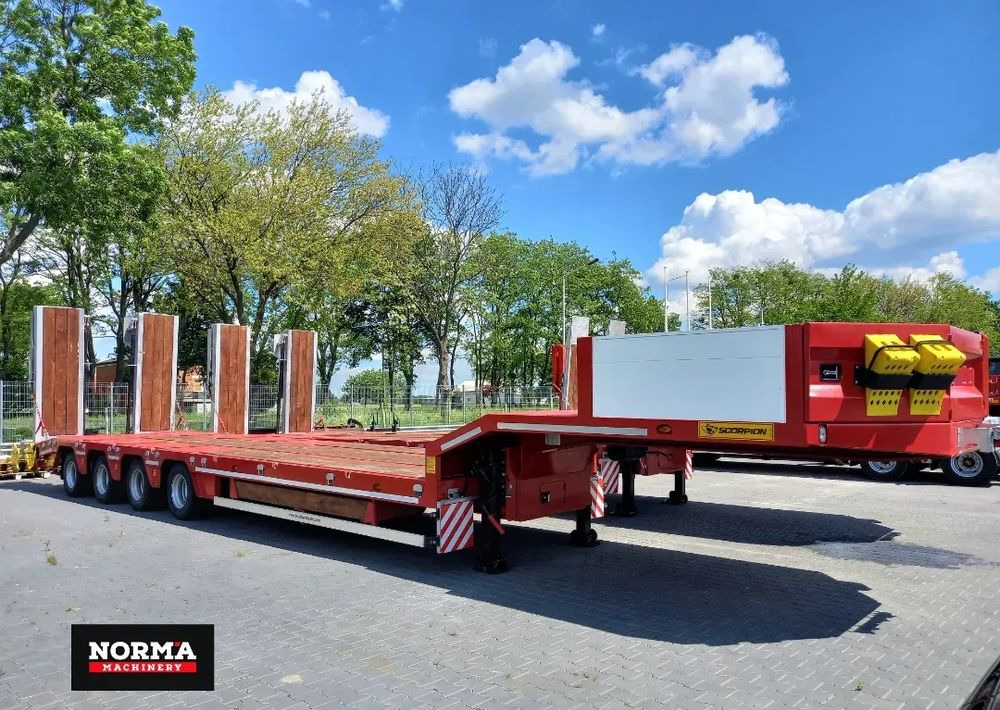 Scorpion HKM4 - Low loader semi-trailer: picture 1 Scorpion HKM4 - Low loader semi-trailer: picture 1