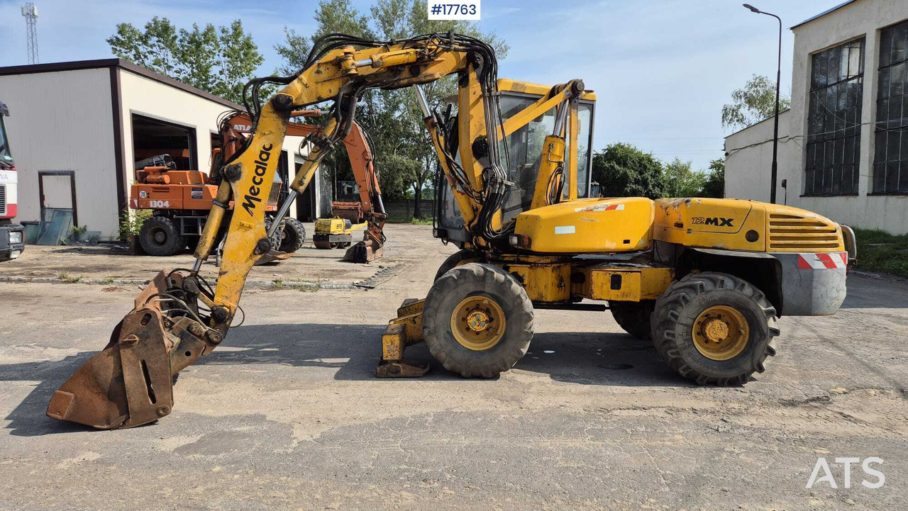MECALAC 12MX wheeled excavator (1996) - Wheel excavator: picture 5 MECALAC 12MX wheeled excavator (1996) - Wheel excavator: picture 5