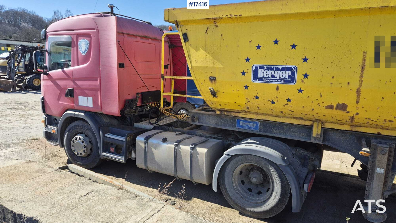 Tractor unit, Tipper semi-trailer Tractor SCANIA 124L 420KM (2003) + BERGER tipper semi-trailer (2007): picture 8 Tractor unit, Tipper semi-trailer Tractor SCANIA 124L 420KM (2003) + BERGER tipper semi-trailer (2007): picture 8