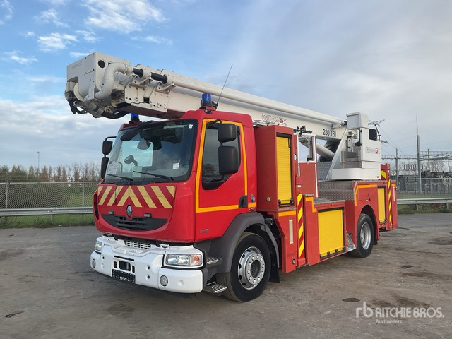 2009 Renault Midlum 280 4x2 C/W 2009 Gimaex 280 Boom Lift Fire Truck - Fire truck: picture 1 2009 Renault Midlum 280 4x2 C/W 2009 Gimaex 280 Boom Lift Fire Truck - Fire truck: picture 1