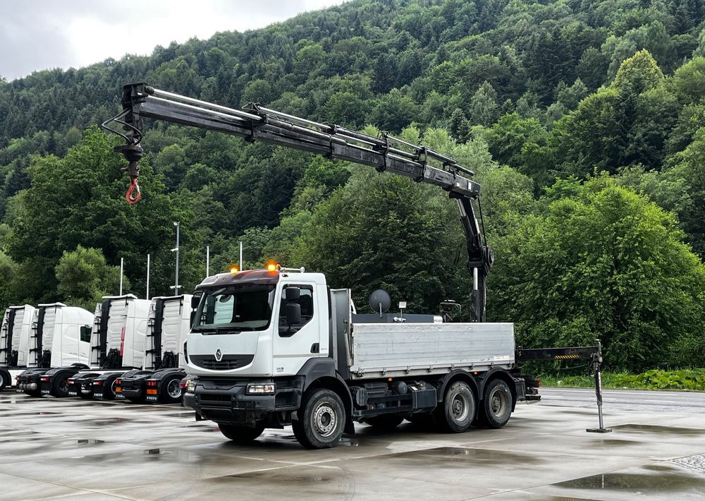 Renault Kerax 380 EEV // Skrzynia Burtowa // HIAB XS166 Hipro + Radio // Zwolnice //  // - Dropside/ Flatbed truck, Crane truck: picture 2 Renault Kerax 380 EEV // Skrzynia Burtowa // HIAB XS166 Hipro + Radio // Zwolnice //  // - Dropside/ Flatbed truck, Crane truck: picture 2