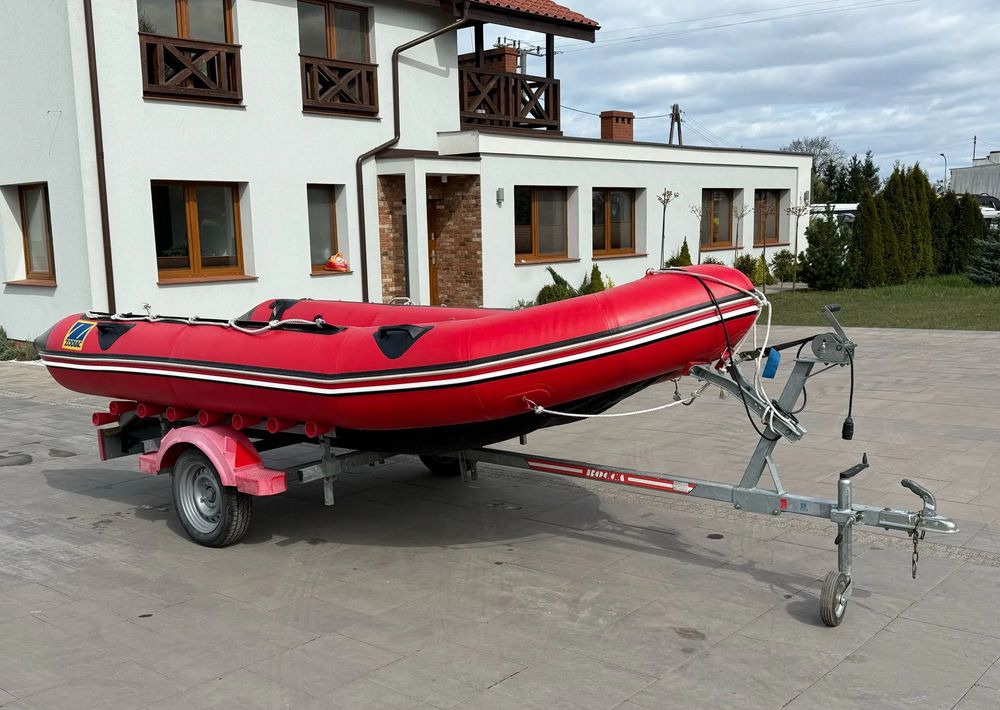 Inny Przyczepa podłodziowa Rocca R271PM Ponton Zodiac MK 2 Futura S - Boat trailer: picture 1 Inny Przyczepa podłodziowa Rocca R271PM Ponton Zodiac MK 2 Futura S - Boat trailer: picture 1