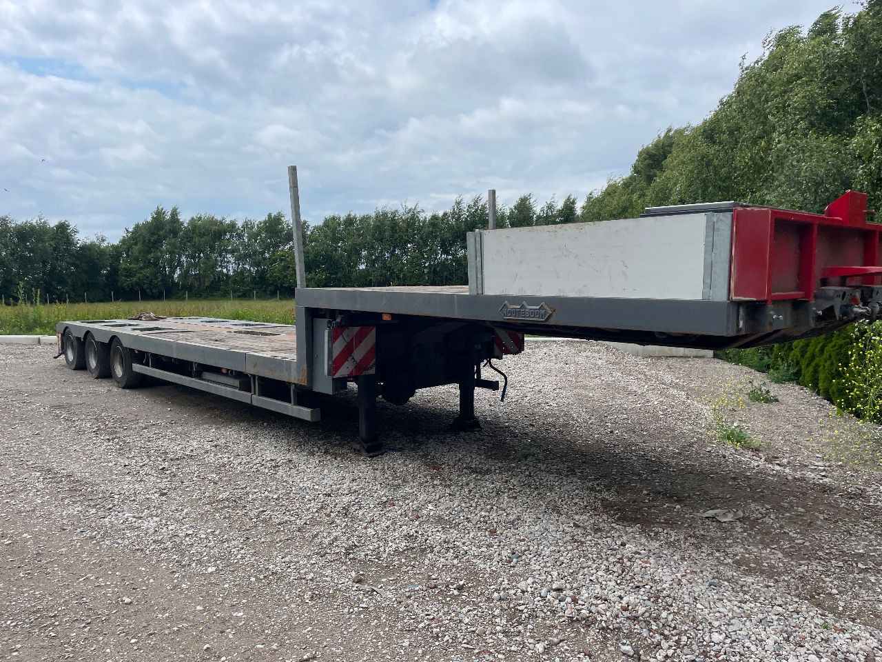 Low loader semi-trailer Nooteboom Mco-48-03 V uitschuifbaar hydrolisch gestuurd semi dieplader: picture 1