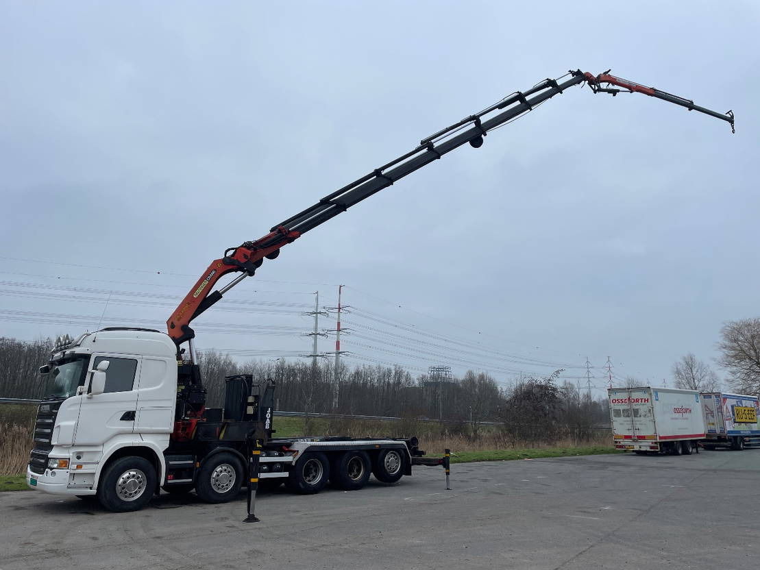 Scania R480 10x4 with Palfinger PK44002 with jib and hooklift - Crane truck: picture 2 Scania R480 10x4 with Palfinger PK44002 with jib and hooklift - Crane truck: picture 2