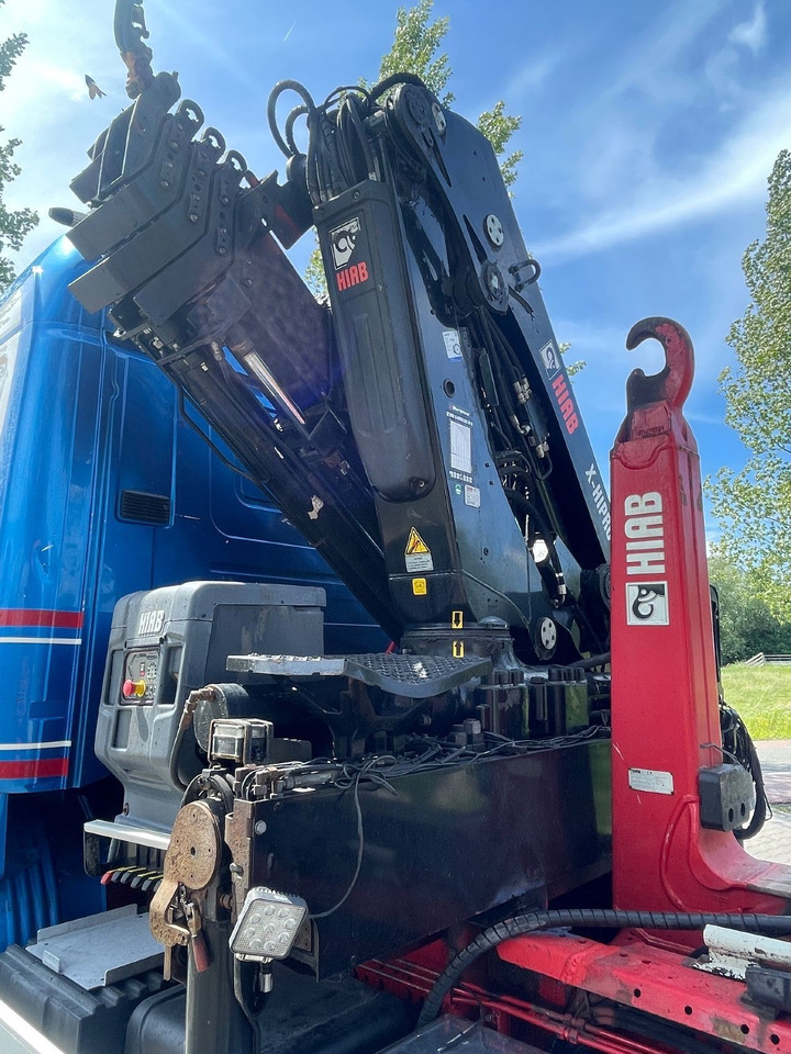 Container transporter/ Swap body truck, Crane truck Scania R480 with hiab hookloader and hiab 262 EP5 with remote crane 2019: picture 7
