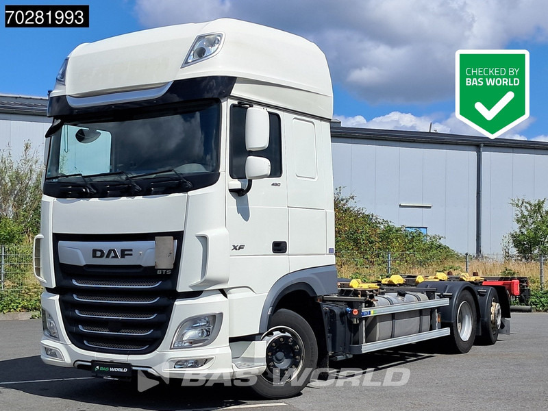 DAF XF 480 6X2 SSC Retarder 2xTanks Lift-Lenkachse ACC Euro 6 - Container transporter/ Swap body truck: picture 1 DAF XF 480 6X2 SSC Retarder 2xTanks Lift-Lenkachse ACC Euro 6 - Container transporter/ Swap body truck: picture 1