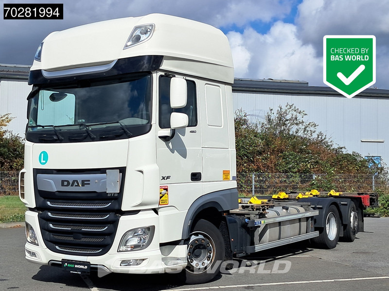 DAF XF 480 6X2 SSC Retarder 2xTanks Lift/Steering ACC Euro 6 - Container transporter/ Swap body truck: picture 1 DAF XF 480 6X2 SSC Retarder 2xTanks Lift/Steering ACC Euro 6 - Container transporter/ Swap body truck: picture 1