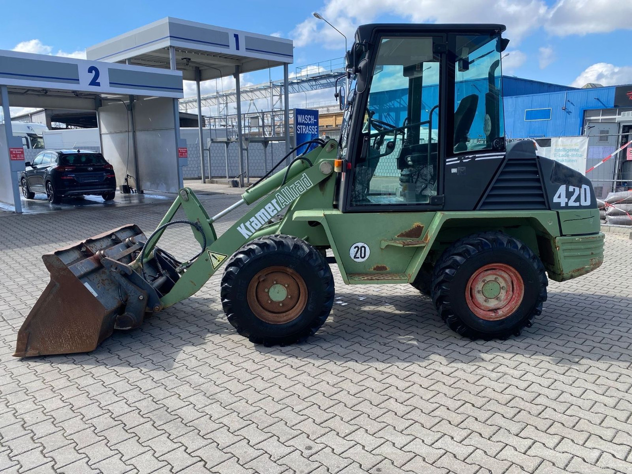 Kramer KRAMER Allrad 420 GABEL + SCHAUFEL - Wheel loader: picture 3 Kramer KRAMER Allrad 420 GABEL + SCHAUFEL - Wheel loader: picture 3