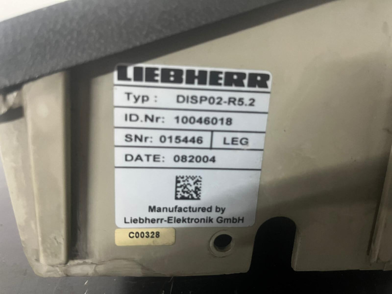 Liebherr DISP02-R5.2 - Dashboard: picture 2 Liebherr DISP02-R5.2 - Dashboard: picture 2