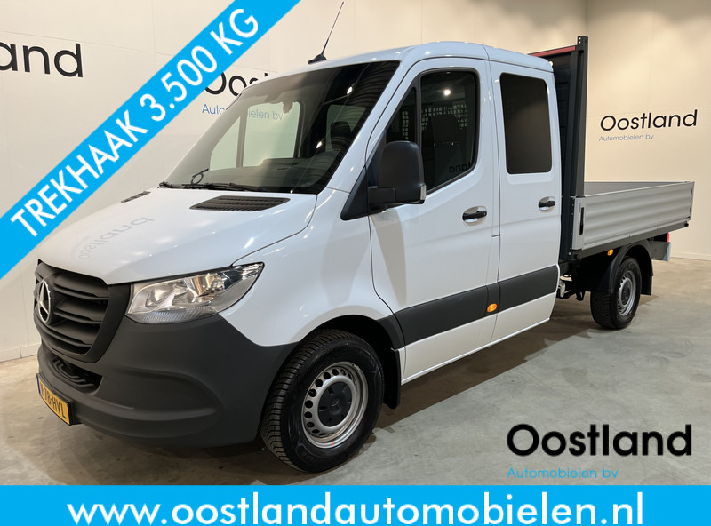 Mercedes-Benz Sprinter 315 CDI L2 RWD DC Dubbel Cabine Open Laadbak / Euro 6 / Trekhaak 3500 KG / Airco / DC 7 Pers. 650 KM !! / BPM VRIJ !! - Flatbed van, Combi van: picture 1 Mercedes-Benz Sprinter 315 CDI L2 RWD DC Dubbel Cabine Open Laadbak / Euro 6 / Trekhaak 3500 KG / Airco / DC 7 Pers. 650 KM !! / BPM VRIJ !! - Flatbed van, Combi van: picture 1