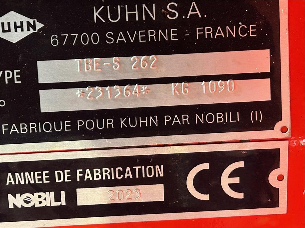 Kuhn TBES262 - Mower: picture 5 Kuhn TBES262 - Mower: picture 5