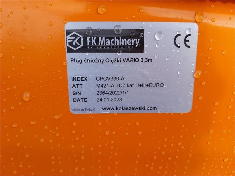 - - - fk machinery 330 - Snow plough for Agricultural machinery: picture 4 - - - fk machinery 330 - Snow plough for Agricultural machinery: picture 4