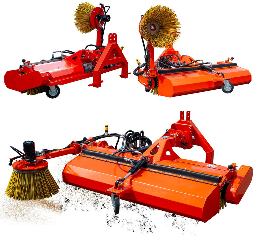 Broom for Agricultural machinery Metal-Technik Zamiatarka komunalna MTS z WOM przedni TUZ 160: picture 1
