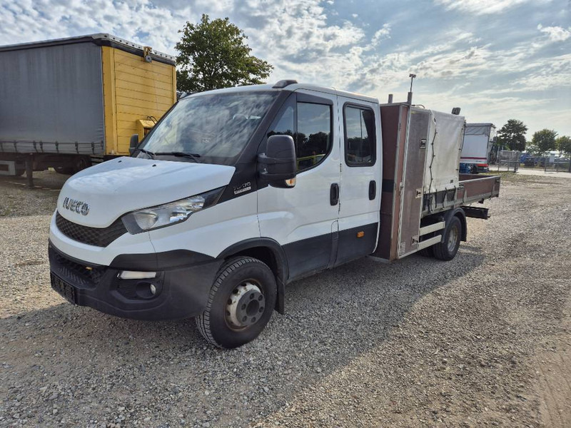 Iveco Daily 70c17 // med lad og presenning - Dropside/ Flatbed truck: picture 1 Iveco Daily 70c17 // med lad og presenning - Dropside/ Flatbed truck: picture 1