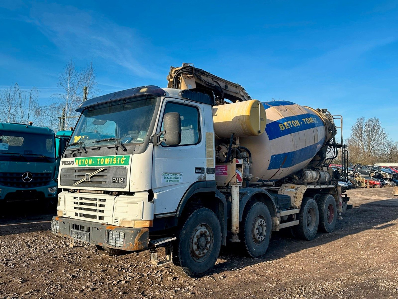 Concrete pump truck Volvo FM380 8X4 CIFA 28m Fahrmischer Pumpe: picture 24