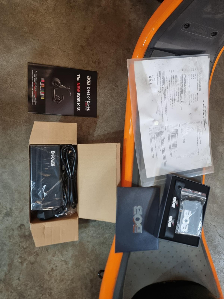 Motorcycle K1S E-BOB Grijs Nieuw met kenteken: picture 7