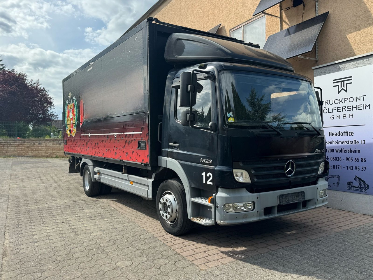 Mercedes-Benz Atego1523/LBW/AHK/Klima/Standh./aus.1Hand - Beverage truck: picture 1 Mercedes-Benz Atego1523/LBW/AHK/Klima/Standh./aus.1Hand - Beverage truck: picture 1