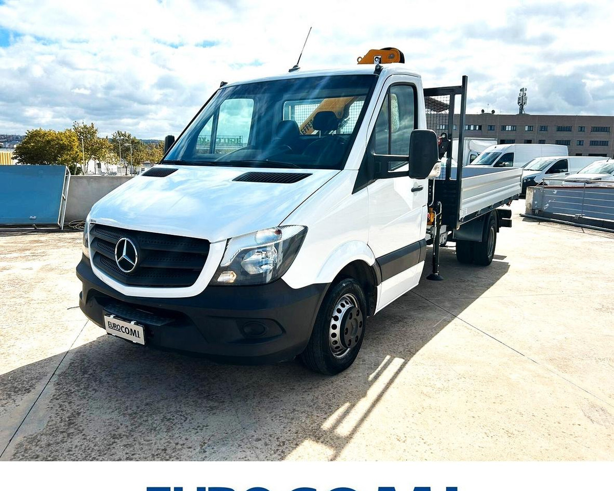 Mercedes Benz Sprinter 419 Cassone Fisso + Gru - Flatbed van: picture 1 Mercedes Benz Sprinter 419 Cassone Fisso + Gru - Flatbed van: picture 1