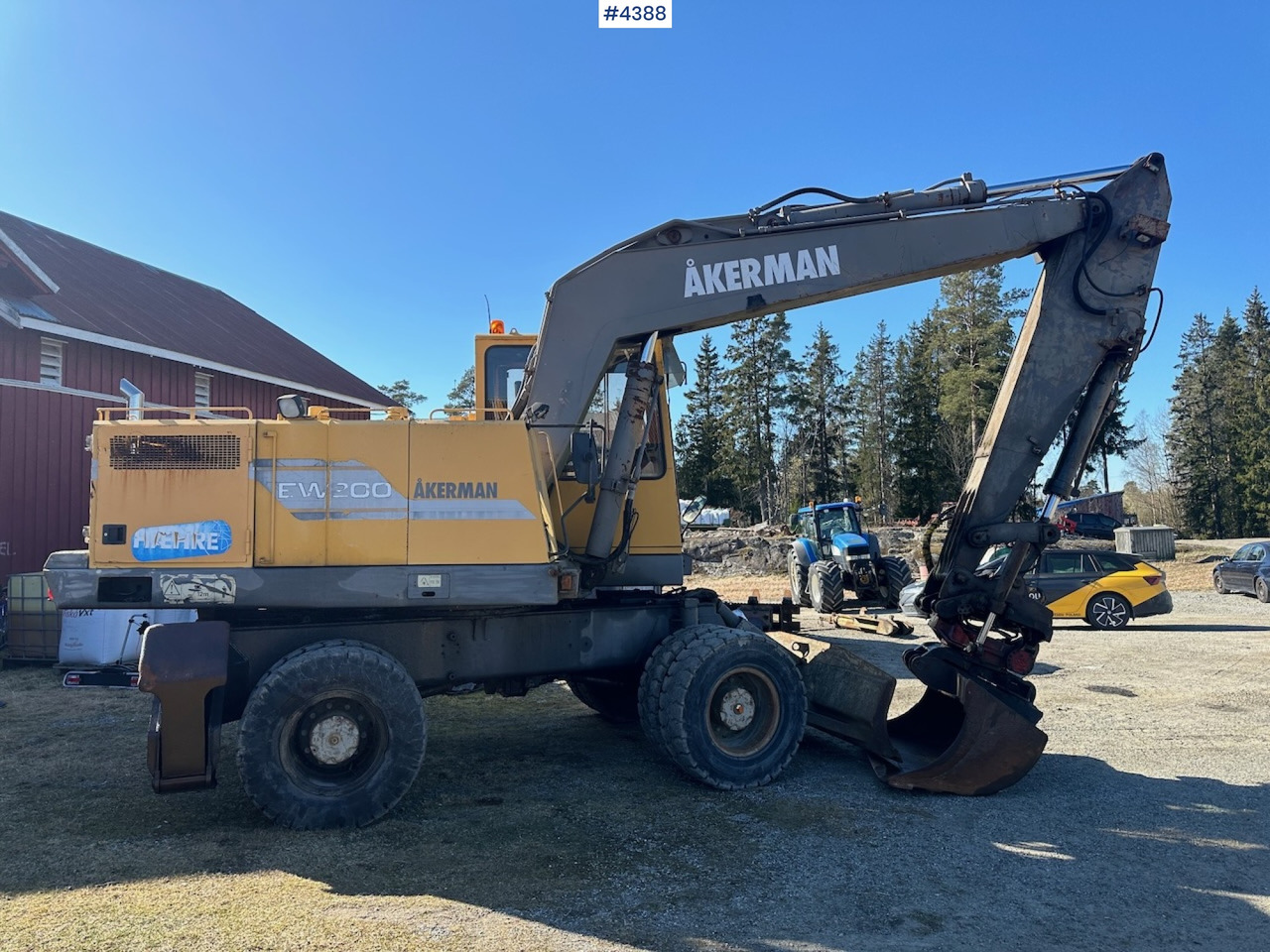 1995 Åkermann EW200 Wheel machine w/ grading bucket og tiltrotator. WATCH VIDEO. - Excavator: picture 3 1995 Åkermann EW200 Wheel machine w/ grading bucket og tiltrotator. WATCH VIDEO. - Excavator: picture 3