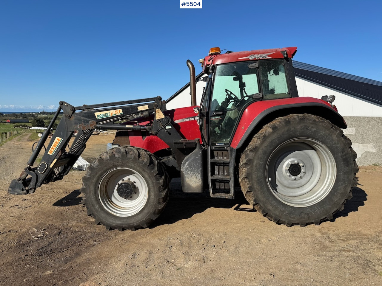 2004 Case IH CVX 170 w/ front loader - Farm tractor: picture 3 2004 Case IH CVX 170 w/ front loader - Farm tractor: picture 3
