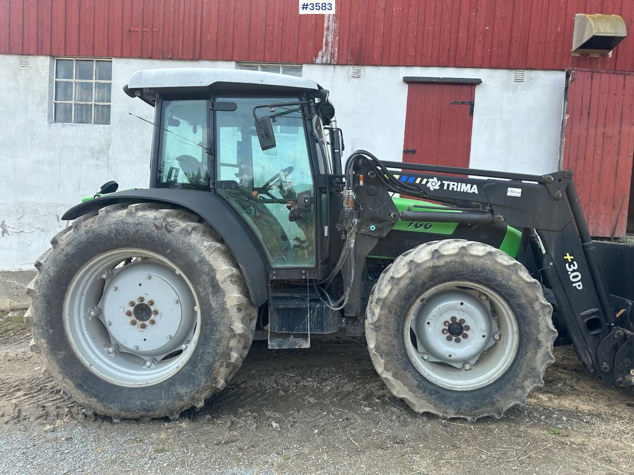 2008 Deutz-Fahr Agrofarm 100 traktor w/ Trima Front loader. See hours! - Farm tractor: picture 2 2008 Deutz-Fahr Agrofarm 100 traktor w/ Trima Front loader. See hours! - Farm tractor: picture 2