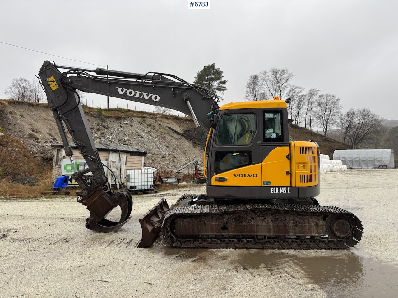 2008 Volvo ECR 145 CL w/ 4 buckets, grapple and rake. - Excavator: picture 1 2008 Volvo ECR 145 CL w/ 4 buckets, grapple and rake. - Excavator: picture 1