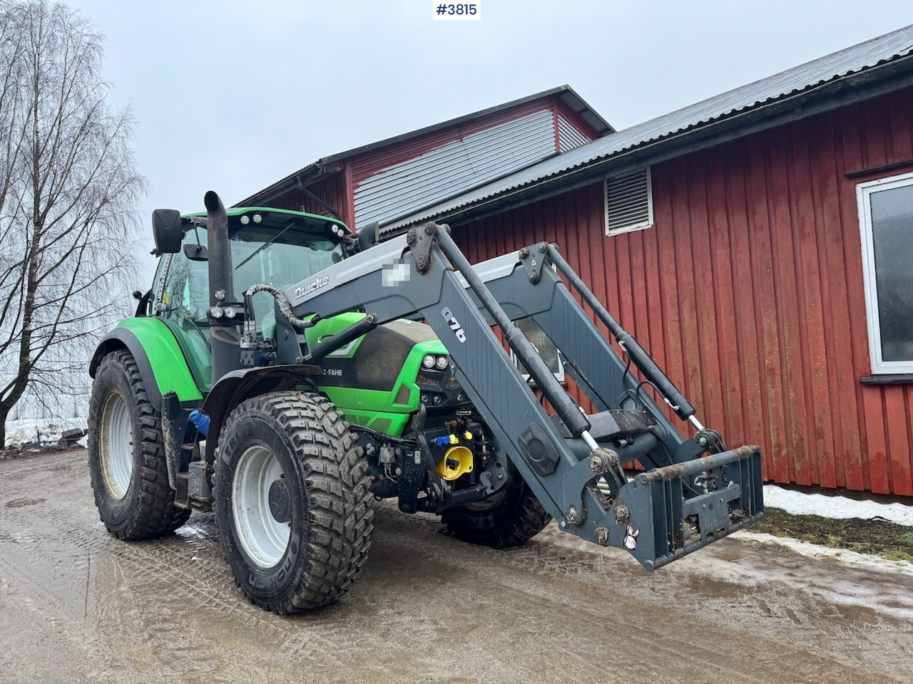 2015 Deutz-fahr 6190 Agrotron w/ Front loader, Front PTO and 2 sets of tires. - Farm tractor: picture 2 2015 Deutz-fahr 6190 Agrotron w/ Front loader, Front PTO and 2 sets of tires. - Farm tractor: picture 2