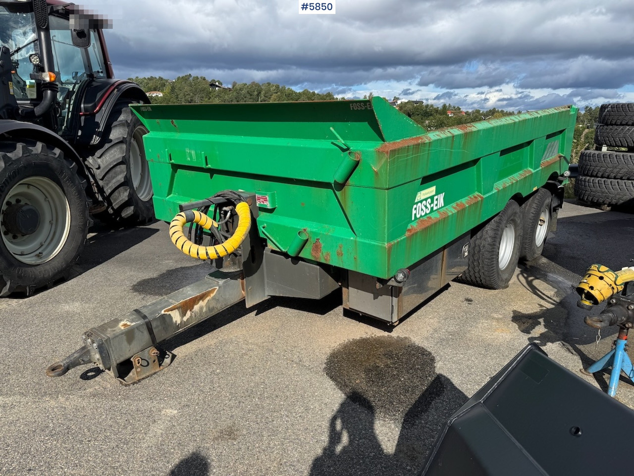 2015 Foss EIK 5.150 Dumper with 50 km/h. - Farm tipping trailer/ Dumper: picture 1 2015 Foss EIK 5.150 Dumper with 50 km/h. - Farm tipping trailer/ Dumper: picture 1