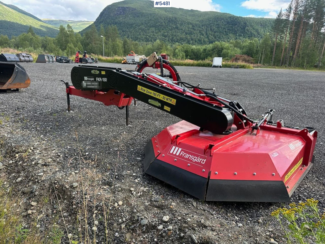 2023 Fransgård FKR-1501 Brush cutter - Hay and forage equipment: picture 1 2023 Fransgård FKR-1501 Brush cutter - Hay and forage equipment: picture 1