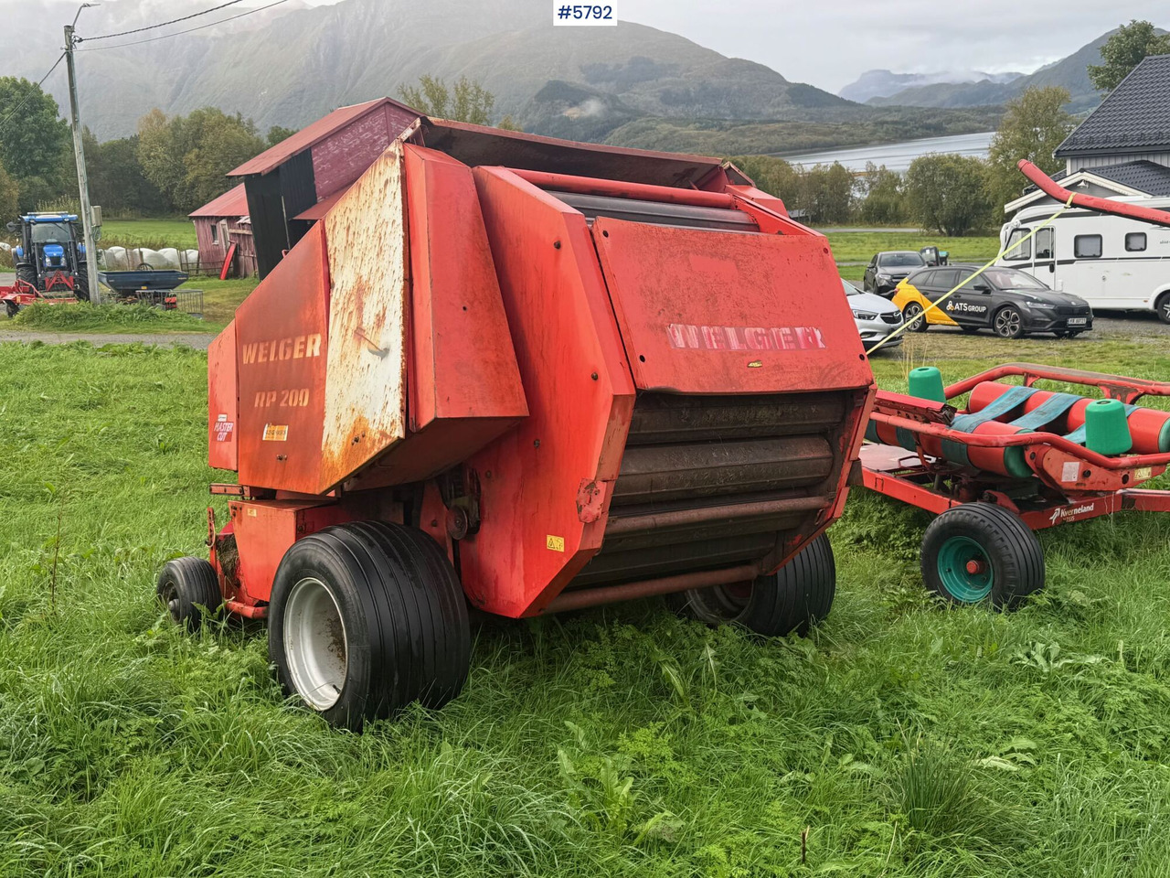 Welger RP 200 Mastercut round baler. Partially repaired object. - Hay and forage equipment: picture 5 Welger RP 200 Mastercut round baler. Partially repaired object. - Hay and forage equipment: picture 5
