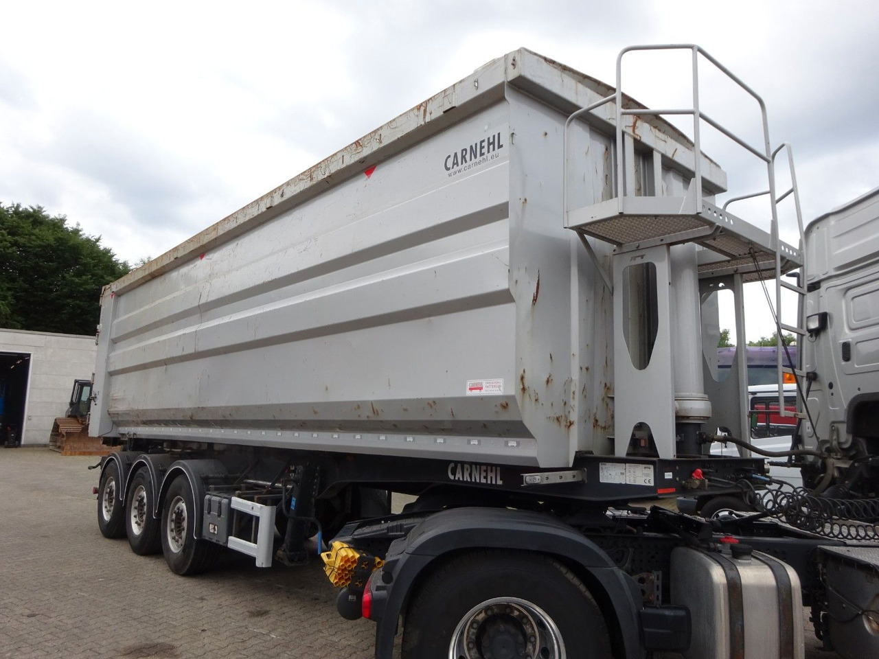 Carnehl Kipp Auflieger aus Stahl mit 3 Achsen 50 Kubik - Tipper semi-trailer: picture 3 Carnehl Kipp Auflieger aus Stahl mit 3 Achsen 50 Kubik - Tipper semi-trailer: picture 3