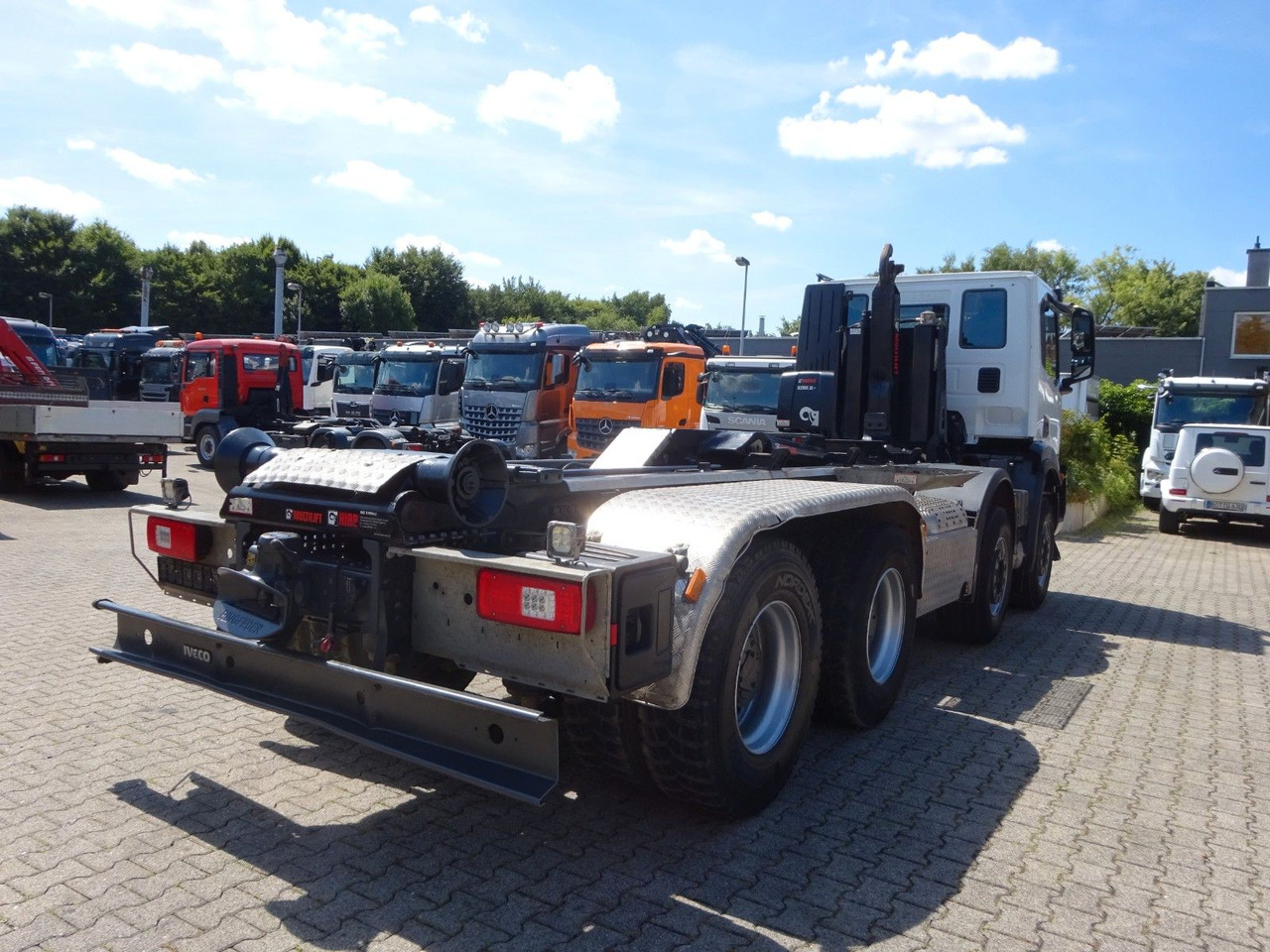 Hook lift truck Iveco X-WAY 480 HIAB ABROLLER: picture 9