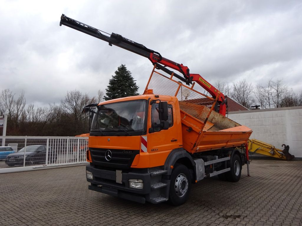 Mercedes-Benz 1833 Axor Kipper mit Kran Wechselsytem - Tipper, Crane truck: picture 2 Mercedes-Benz 1833 Axor Kipper mit Kran Wechselsytem - Tipper, Crane truck: picture 2