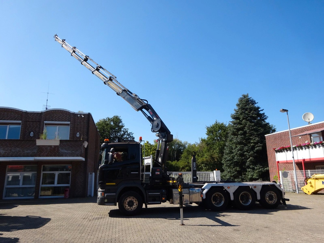 Scania R490 Abroller + HIAB 302E-6 Bj.2021 !Kran TRIDEM Scania R490 Abroller + HIAB 302E-6 Kran *BJ 2021* - Crane truck, Hook lift truck: picture 2 Scania R490 Abroller + HIAB 302E-6 Bj.2021 !Kran TRIDEM Scania R490 Abroller + HIAB 302E-6 Kran *BJ 2021* - Crane truck, Hook lift truck: picture 2