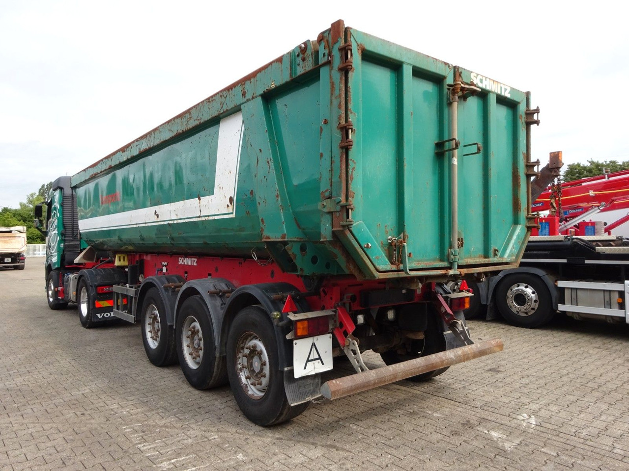 Schmitz Cargobull Kipp Auflieger Stahlmulde SKI 24 mit 3 Achsen - Tipper semi-trailer: picture 3 Schmitz Cargobull Kipp Auflieger Stahlmulde SKI 24 mit 3 Achsen - Tipper semi-trailer: picture 3