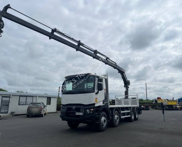 Renault C-Series 430 - Dropside/ Flatbed truck, Crane truck: picture 1 Renault C-Series 430 - Dropside/ Flatbed truck, Crane truck: picture 1