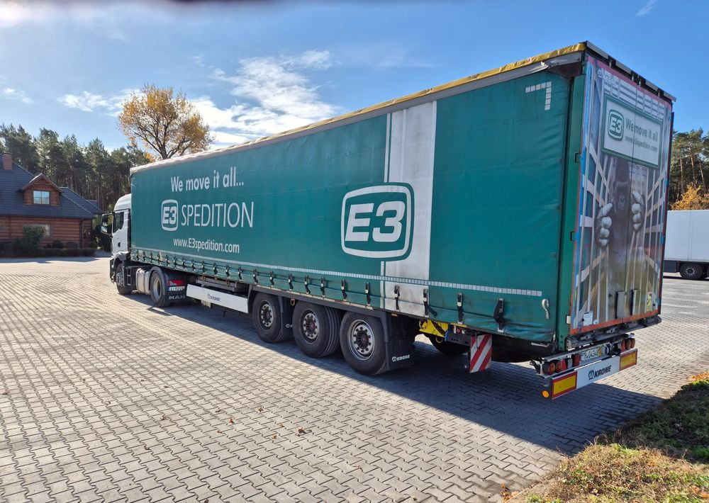 Krone BDE STANDARD PODNOSZONY DACH / z Niemiec PONADGABARYTY POSZERZANA OPONY 80% - Curtainsider semi-trailer: picture 1 Krone BDE STANDARD PODNOSZONY DACH / z Niemiec PONADGABARYTY POSZERZANA OPONY 80% - Curtainsider semi-trailer: picture 1