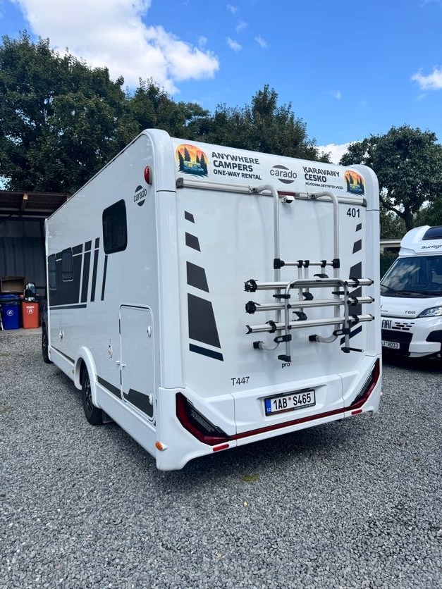 CARADO T447 PRO+ , camera, radio, awning, bike holder, LPG, ALU - Semi-integrated motorhome: picture 3 CARADO T447 PRO+ , camera, radio, awning, bike holder, LPG, ALU - Semi-integrated motorhome: picture 3